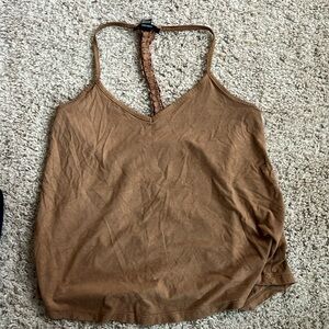 Boho corduroy tank top